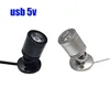 USB 5V LED Spotlight 1W 3W Jewelry Lighting Decoration Indoor Atmosphere Color Night Light Counter Display Light 1