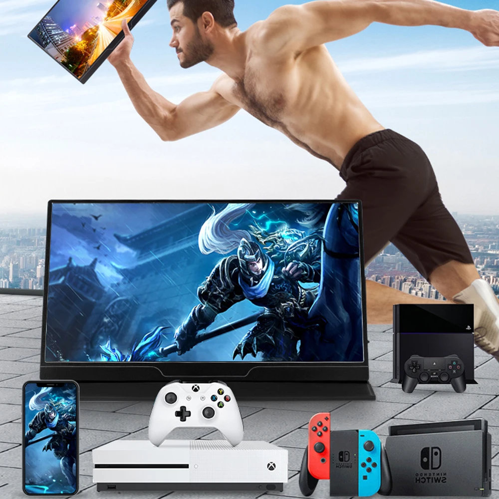 15.6 ġ ʹ 1920*1080 ޴  IPS ȭ FHD, cŸ USB HDMI ӿ , ޴ PC Ʈ ġ ps4 