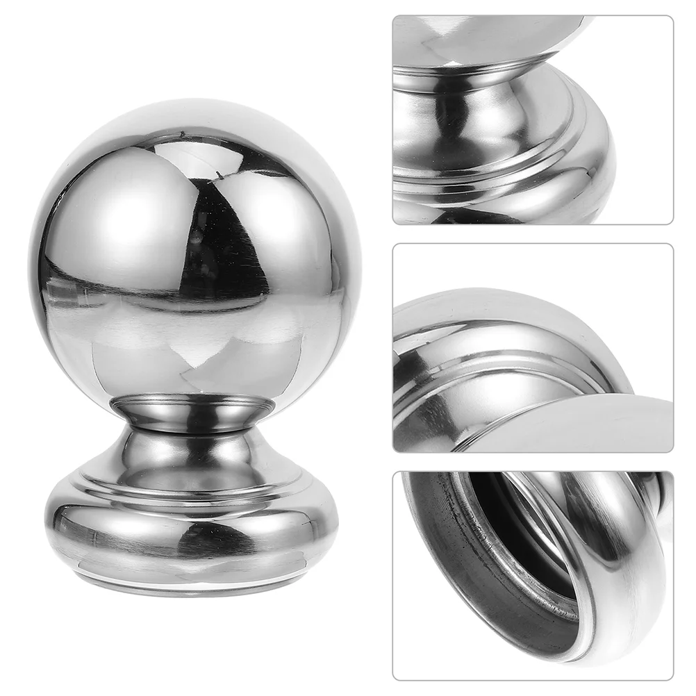 76Pcs Stainless Steel Hollow Ball Handrail Finial Thickened Deck Railing Balls Staircase Banister Construction Tools Scaffolding