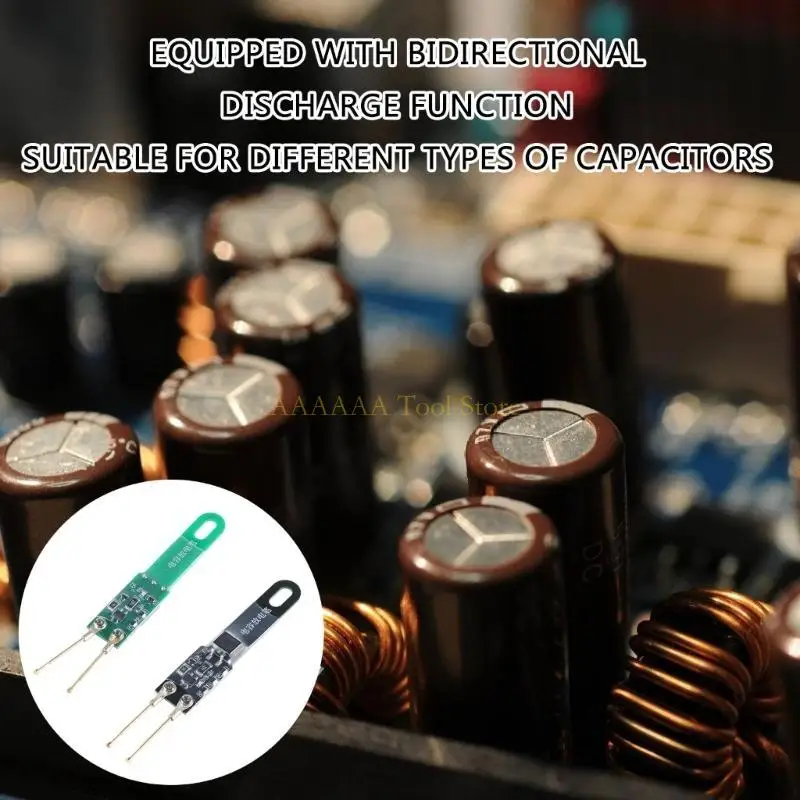 A2BE 고전압 커패시터 방전 펜 및 LED 표시기 1000UF 5000UF 전자 수리 도구