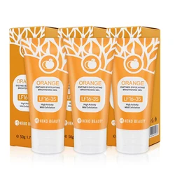 Orange Exfoliating Gel - Gently Cleans, Smooths, and Brightens Skin (3PCS 150g)
