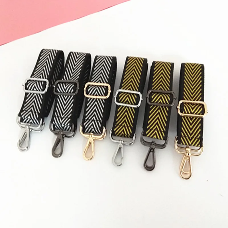 

Long Shoulder Belts Replacement Adjustable Strap Purse Accessories New Arrow Pattern Nylon Shoulder Strap for Women's Bag