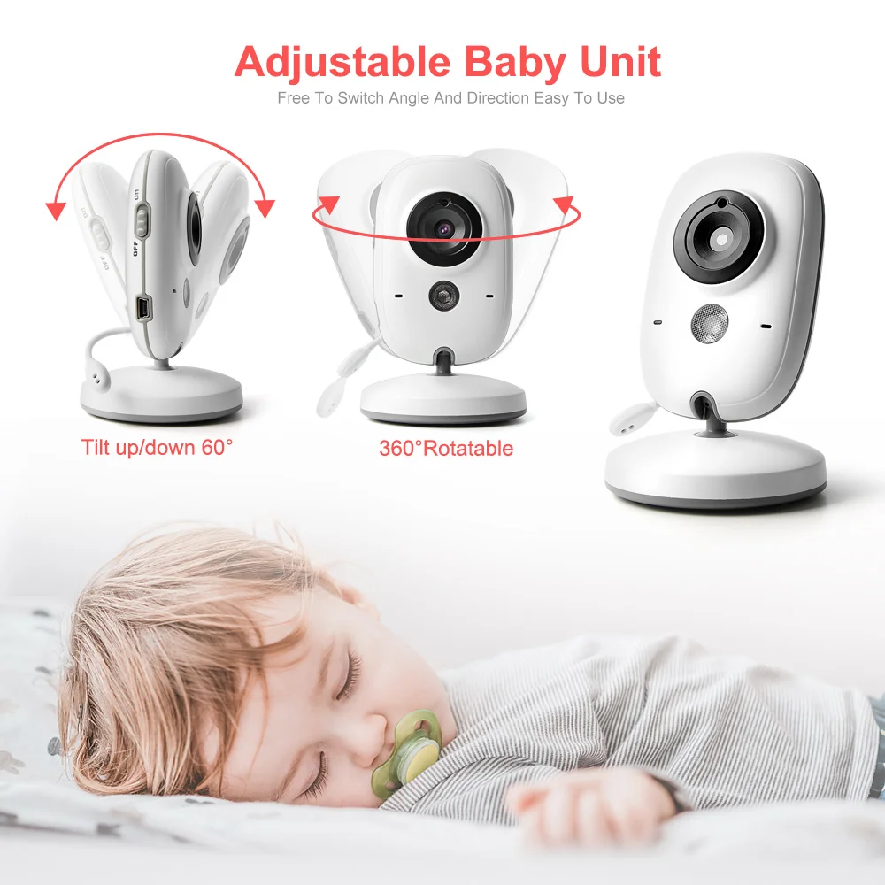 BOIFUN Baby Monitor VB603 2inch Display Wireless Video Color