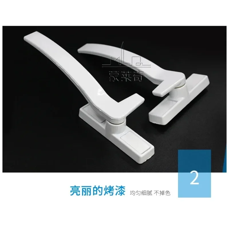 1 Pair White Replacement UPVC Window Handles Hand Zinc Alloy Window Hardware Door Handle