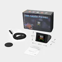 HD P10-PRO OBD2 HUD Car Head Up Display Digital Speedometer Auto On-board Computer With Speed RPM Temperature Voltage Alarm 3
