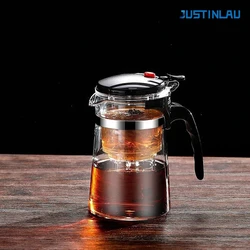 Elegant Borosilicate Glass Teapot with Infuser - Classic Tea Set Gift (500ML)