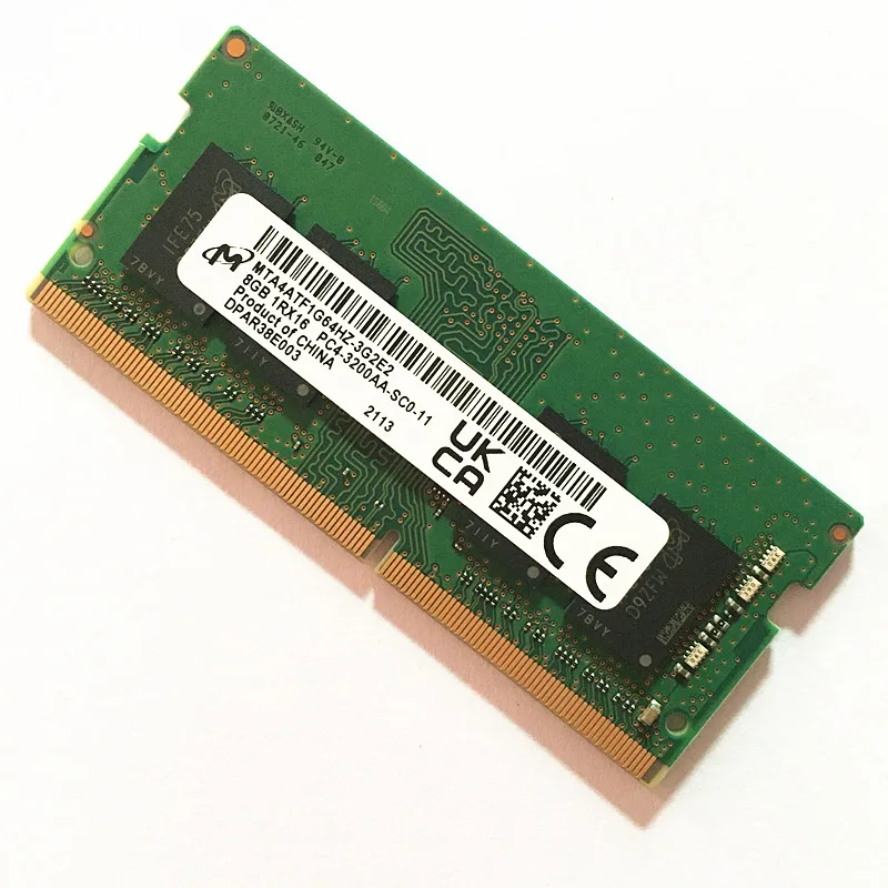 Memória Micron-ddr4 ram, 8gb, 3200mhz, pc4-3200a-sc0-11