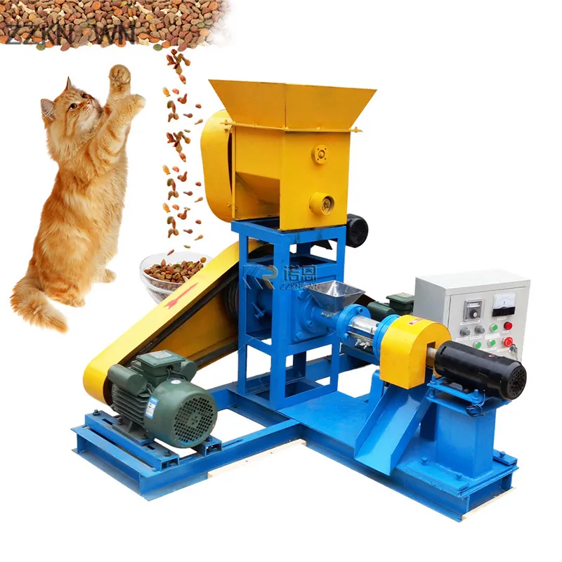 Feed Processing Machines Pellet Floating Fish Feed  Machine Extruder For Fish Pet Feed Multifunction Electric Granulator