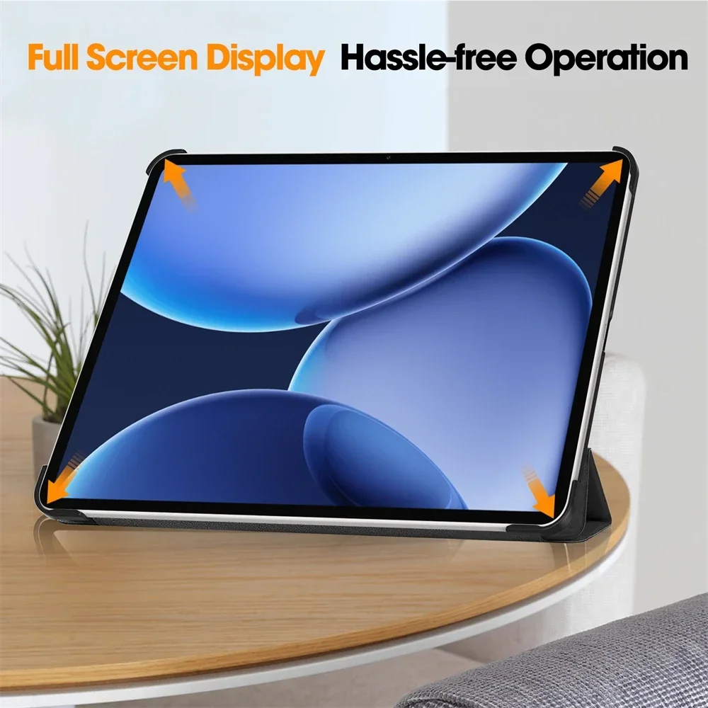Enhanced Tri-Folding Stand Smart Tablet Case - Premium Protective Cover