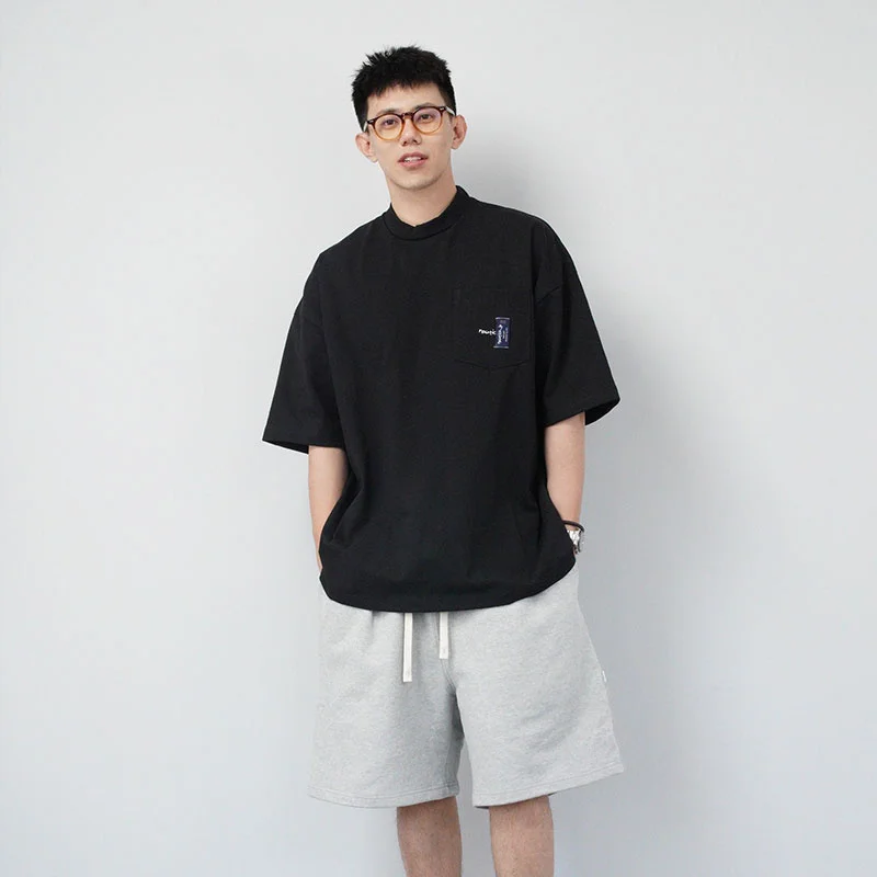 

JAPAN 22SS Heavyweight NAUTICA Pocket Loose Men's And Women's Short Sleeve T-Shirt
