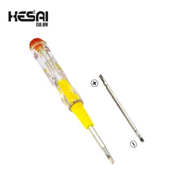 Multi-Function LED Electric Test Tester Pen Screwdriver With Light Indication Voltage Detector Probe 135mm