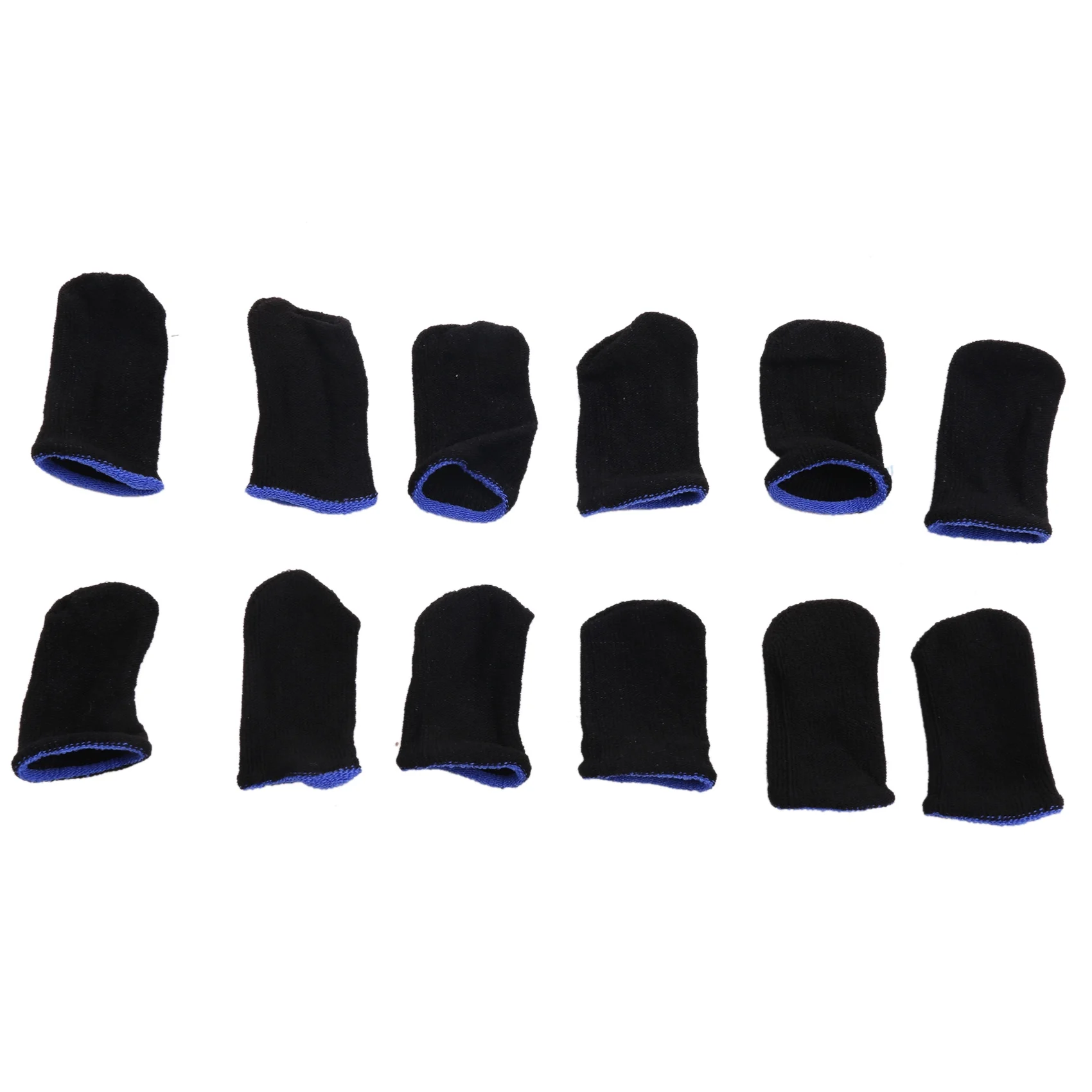 

18-Pin Carbon Fiber Finger Sleeves for PUBG Mobile Games Contact Screen Finger Sleeves(12 Pcs)