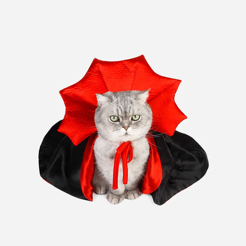 Halloween Pet Costumes Cosplay Vampire Cloak For Small Dog Cat Kitten Puppy Dress Pet Clothes