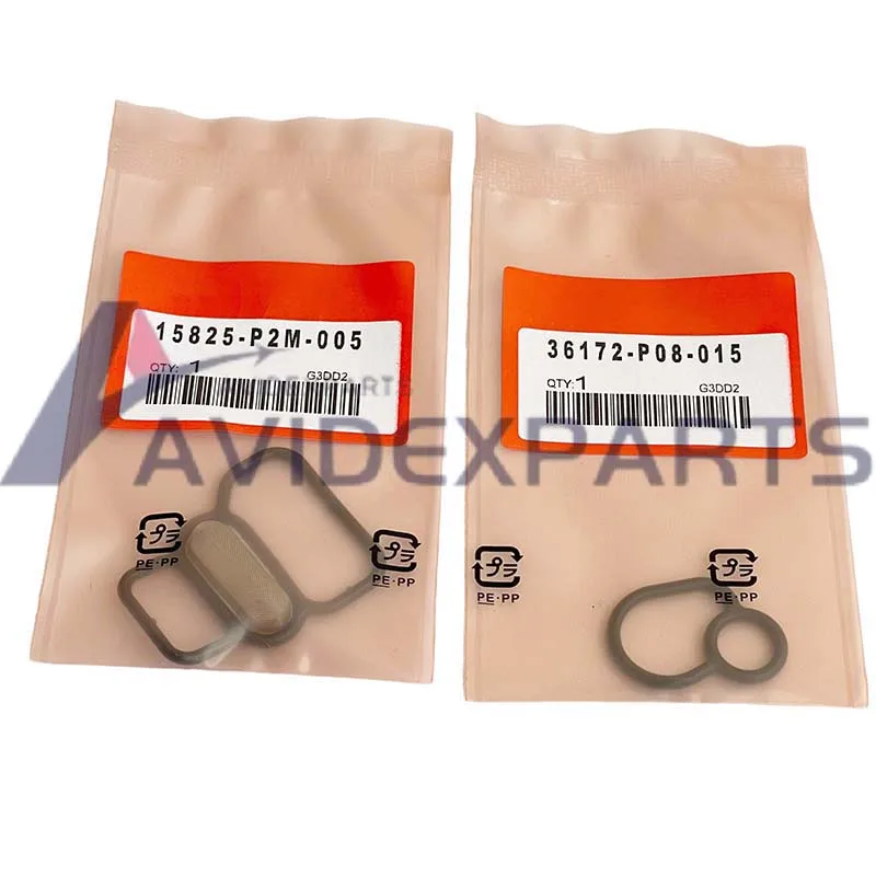 New 15825-P2M-005/36172-P08-015 For honda 1996-2005 civic D16 D17 SOLENOID GASKET KIT -Packed
