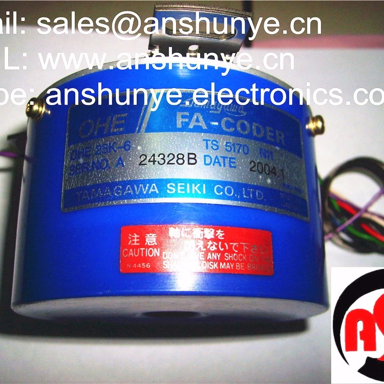 

Used Tested Working OHE 25K-6 TS5170N11 ( OHE25K-6 TS 5170 N11 ) Rotary Encoder TAMAGAWA FA-CODER