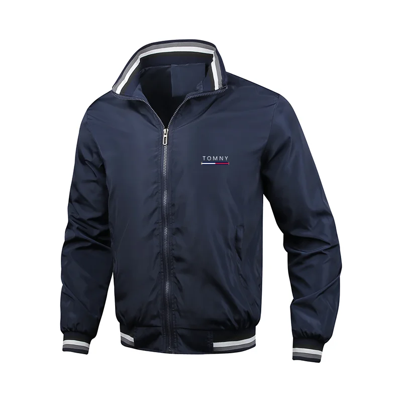 

Men's windproof jacket brand jacket fashionable men's outdoor waterproof sports jacket bomb jacket men's clothing