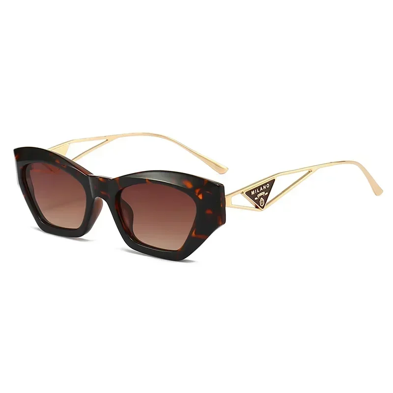 

2024 Unique Irregular Hollow Sunglasses Women Men Cat Eye Lens Metal Vintage Sun Glasses Female Travel Retro Oculos De Sol UV400