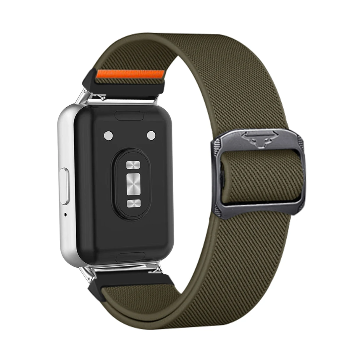 Braided Elastic Nylon Sports Bracelet Strap - Adjustable Wristband