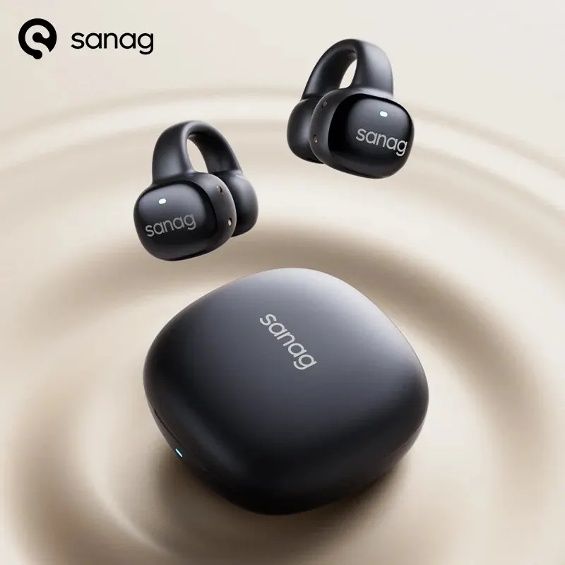 Sanag S5S 무선 블루투스 이어클립 헤드셋, HD 통화, 블루투스 TWS 이..