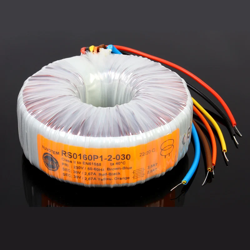 탈레마 듀얼 수입 링 변압기, 발열 링 소, 160VA, 160W, 18V, 30V