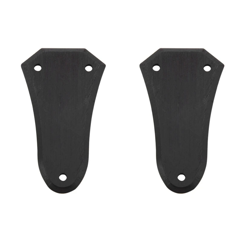 

2Pc Acoustic Guitar Ebony Wood Truss Rod Cover Plate Guitar Parts New