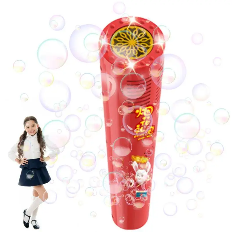

Bubble Firework Machine Party Electric Automatic 12 Hole Bubble Maker Chinese New Year Electric Bubble Maker Outdoor Party