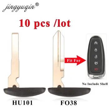 Keyforkess 10pcs chiave di emergenza per auto per Ford Explorer Edge Flex C-max Taurus chiave a distanza sostituzione vuota