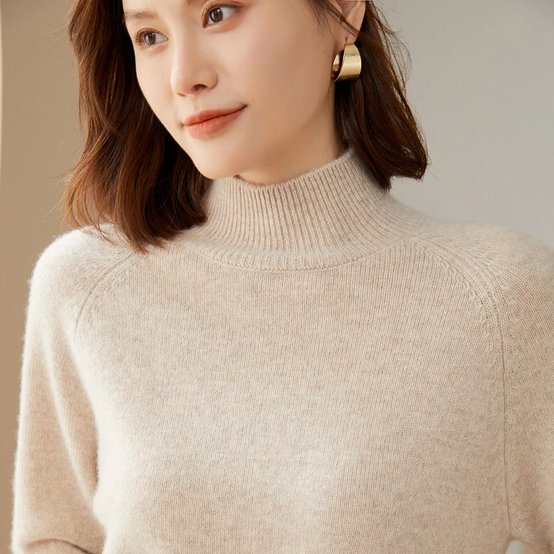 Hot Sale Women Sweater 100% Pure Cashmere Knitted Pullovers New O-Neck  Female Fashion Tops Knitwear Thicked Loose 6Colors Jumper - AliExpress