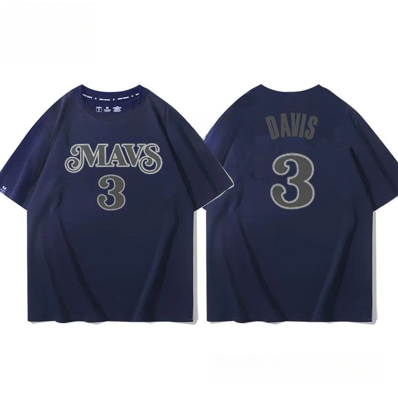 Shock 2025 Big Deal Dallas Davis No. 23 Short-sleeved Cotton T-shirt Jersey Men's and Women's Basketball Sports Loose Clothes 2