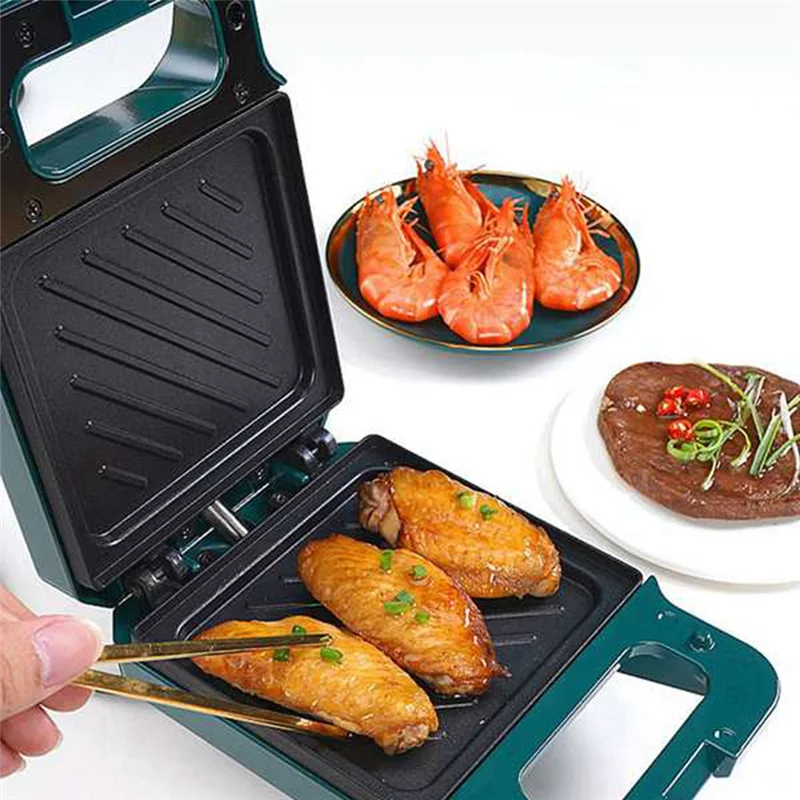 Electric Sandwich Maker Breakfast Machine Toaster Tools Home Light Food Multi-Function Heating Press EU Plug 3