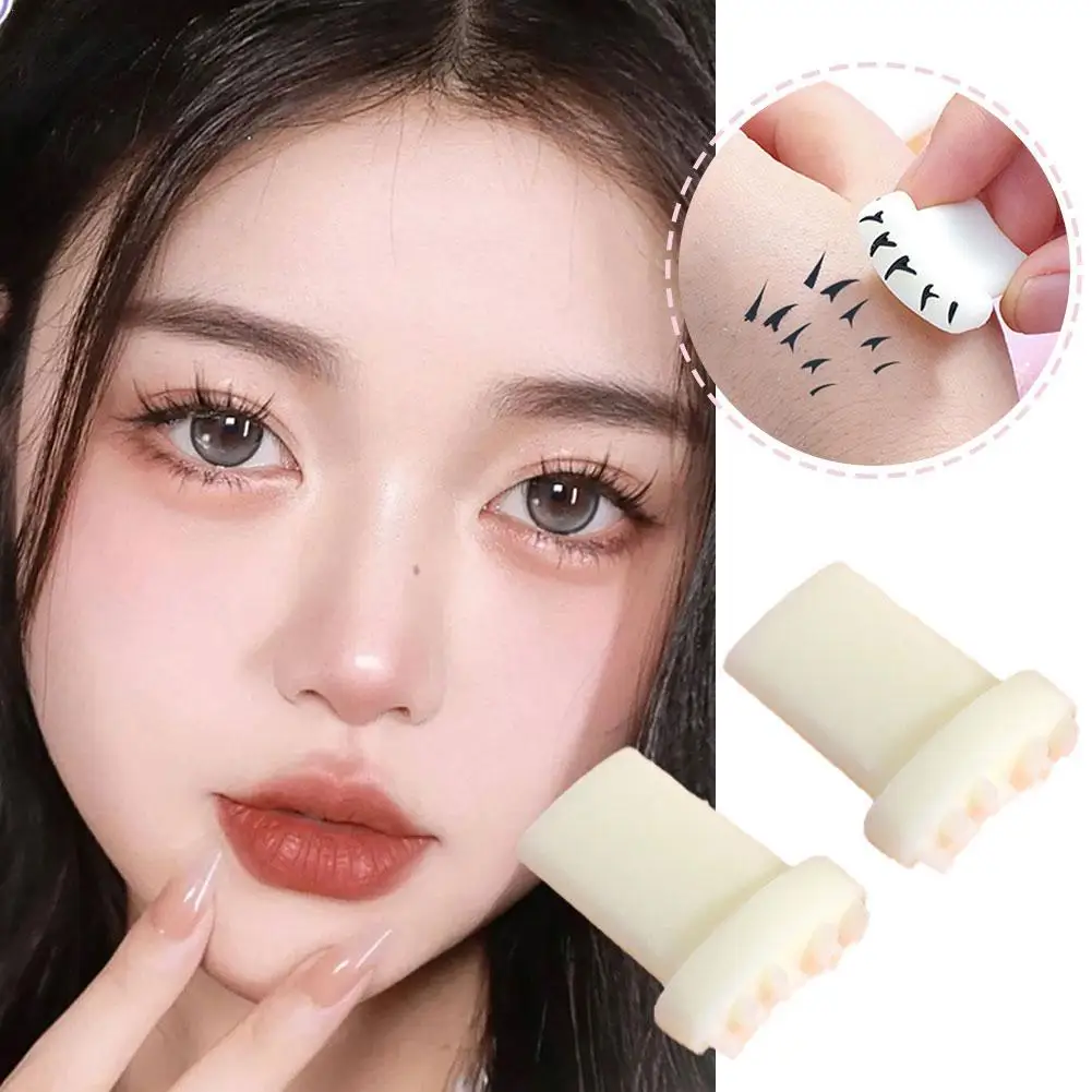 

DIY Lower Lash Extension Stamps New Eyelash Seal Silicone Makeup Tool For Beginner Convenient Natural Simulation Mascara Stick