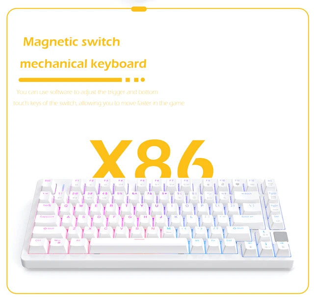 Zuoya x86 esports magnet achse tastatur verdrahtet single mode 