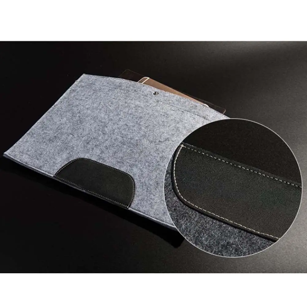 A4 펠트 파일 폴더 경량 문서 운반 가방 종이 정리함 서류 가방 사무실 학교 문구류용 대용량 라이트