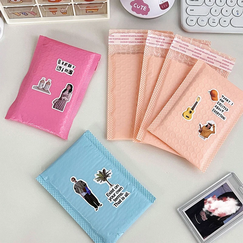 버블 메일러 패딩 봉투 포장 방수 가방 배송 가방, 축제 선물 포장 용품, 10 개, 19x11cm