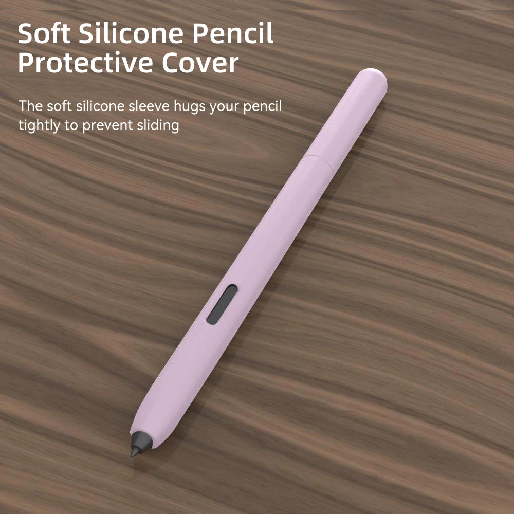 para Samsung Tab s Pen Case Compatível Samsung Tab s6 Lite s7 s7 Plus s7 fe s8 s8 Mais Caneta Stylus Capa de Silicone Lápis Manga - Imagem 2