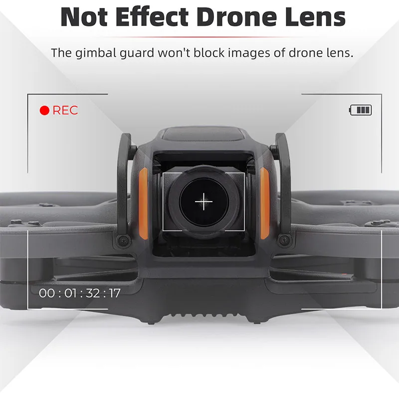 BeisDirect Avata 2 paraurti cardanico per DJI Avata 2, barra di protezione anti-collisione, in lega di alluminio, protezione per obiettivo della fotocamera, protezione di sicurezza, per DJI Avata 2