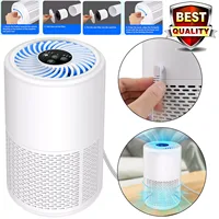 PRO. Air Purifier for Home, Allergies and Pets Hair, Smokers, H13 True HEPA Filter Removes 99.97% of Pollutants, Low Noise 1