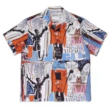  Black WACKO MARIA Shirt Men Women Best Quality Shirts Top Tees 