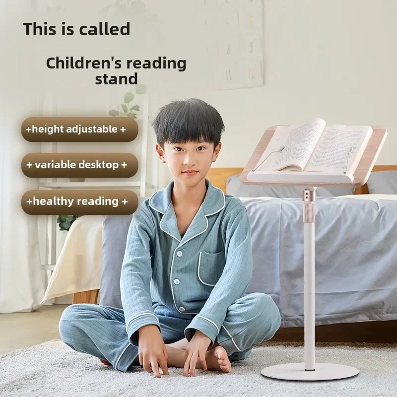 새로운 디자인의 책꽂이, 학생용 독서대, 리프팅 브래킷, 책 읽기용 책꽂이, 다기능 바닥 그림책꽂이