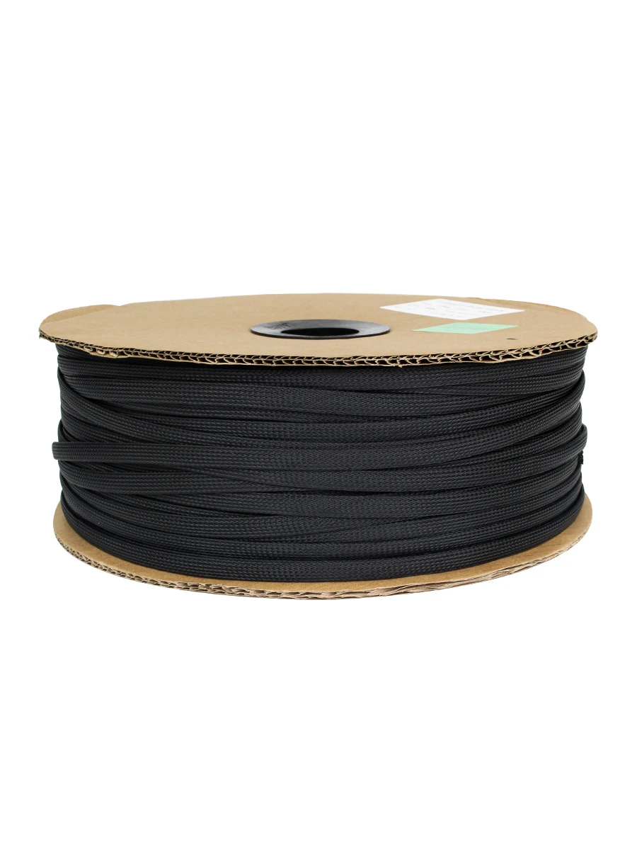 Description Picture 2 of item5M/10M Insulated Braid cable Sleeve 10/12/16/20/25mm PET Cable protector Wire Gland Protection Cable Sleeving Shrink Tubing