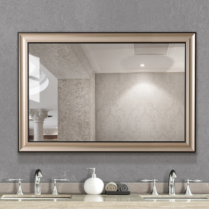 

Wall Mounted Bathroom Mirror Waterproof Toilet Aesthetic Decorative Mirror Makeup Large Espejo Pared Bathroom Mirror EB5BM