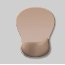 Ergonomic Gel Wrist Rest Mouse Pad - Pain Relief with Non - Slip Base & Smooth Surface (Coffee)