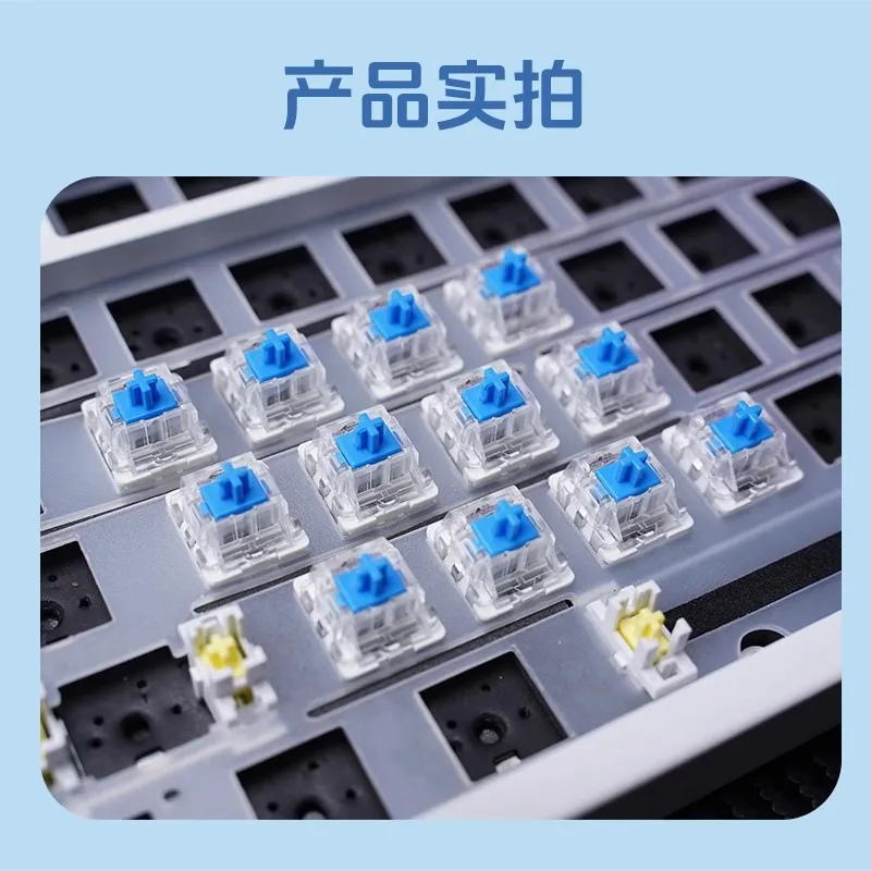 100pcs 키보드 스위치 키보드 클리커 키 교체 핫 스와핑 스위치 기계식 키보드 용 3Pin 촉각 스위치