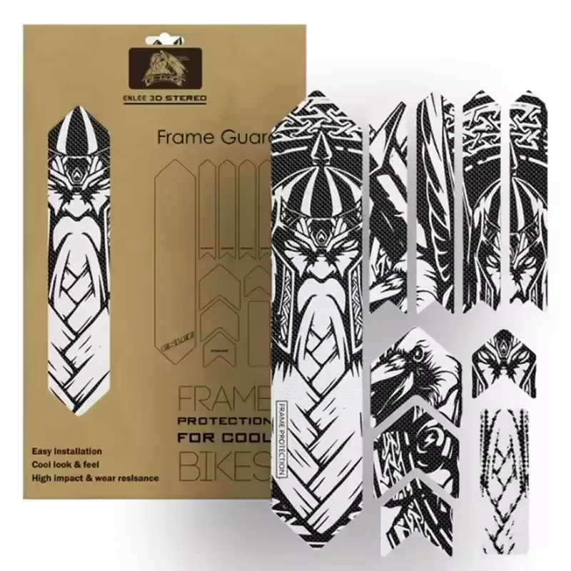 Removeable Bike Frame Sticker Protector Scratch-Resistant Waterproof Road Bicycle Paster Guard Cover Front Fork Protective Flim