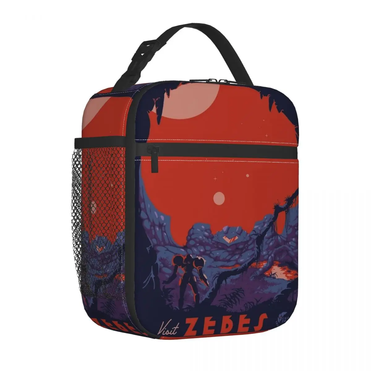 

Посетите Zebes изолированная сумка для обеда модная ткань Оксфорд ежедневный подарок на день рождения