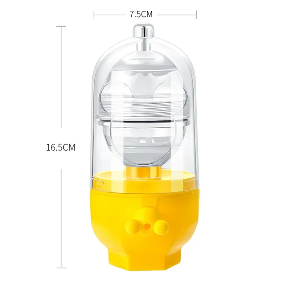Hand Powered Golden Egg Maker Inside Mixer Kitchen Cooking Gadget Portable Egg Cooker Tool Scrambler Shaker