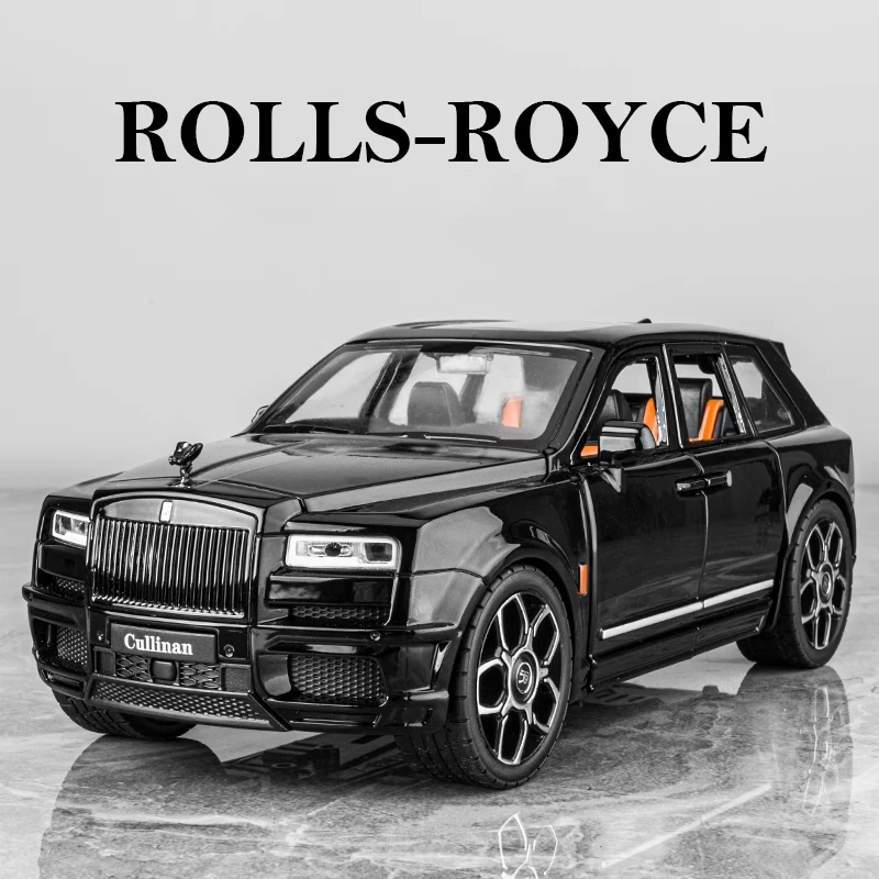 1/18 For Rolls Royce RR Cullinan BB Plum blossom Diecast Model Car Gray  silver cover Toy gift Hobby Display Ornaments Collection - AliExpress