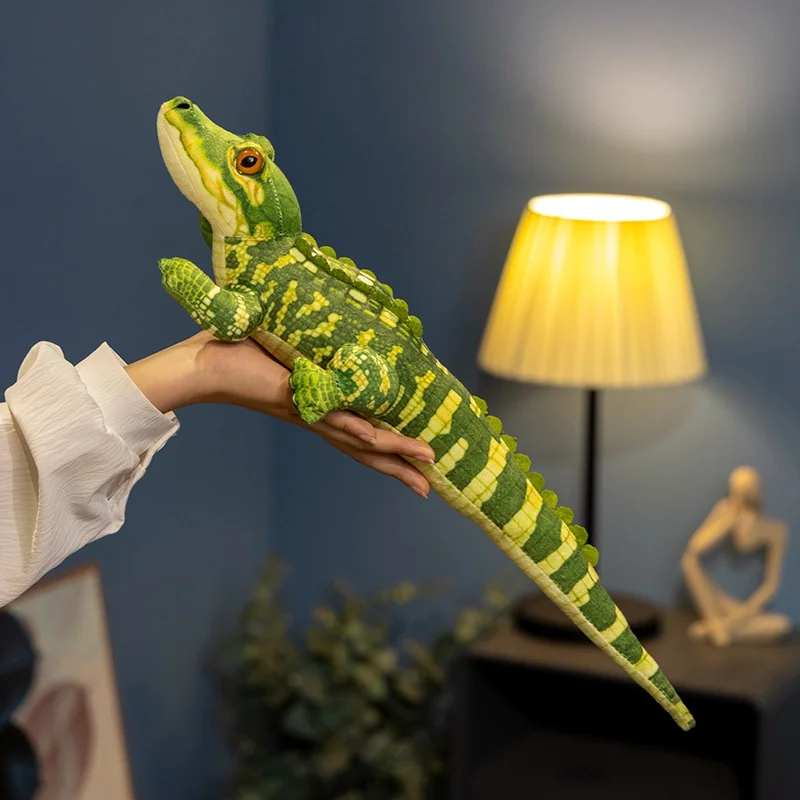 50/70cm Real Life Alligator Plush Toy Simulation Crocodile Dolls Kawaii Animal Pillow for Children =Birthday Christmas Gifts