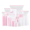 100P Self-sealing Pocket Zipper Lock Plastic Bag Can Be Repeatedly Closed Transparent Storage Fresh-keeping Packaging Bag 0.05mm 6