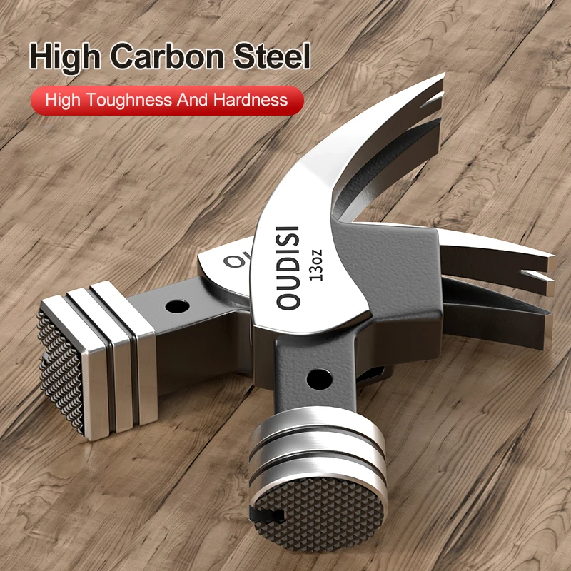 HeavyClawHammer13OZNailpullerHammerSteelWoodworkingStriking